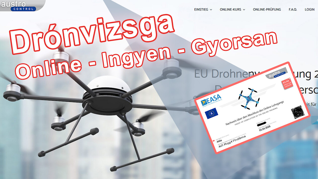 Drónvizsga Online Ingyen Gyorsan