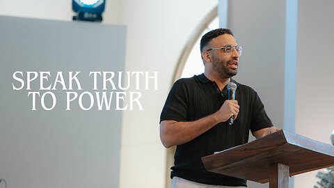 Speak Truth To Power | Jeremiah 1:4-10 | Pastor Andrew Sedra