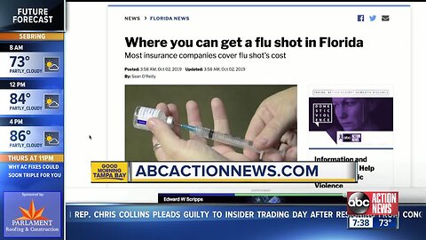 Where you can get a flu shot in Florida