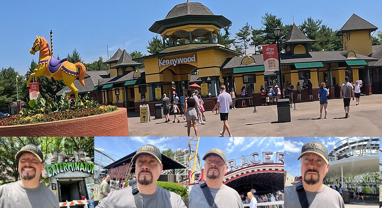 THUNDERBOLT, EXTERMINATOR, RACER & JACK RABBIT at KENNYWOOD, West Mifflin, Pennsylvania, USA