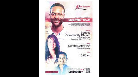 Teen Challenge in Bentley community church Palm Sunday