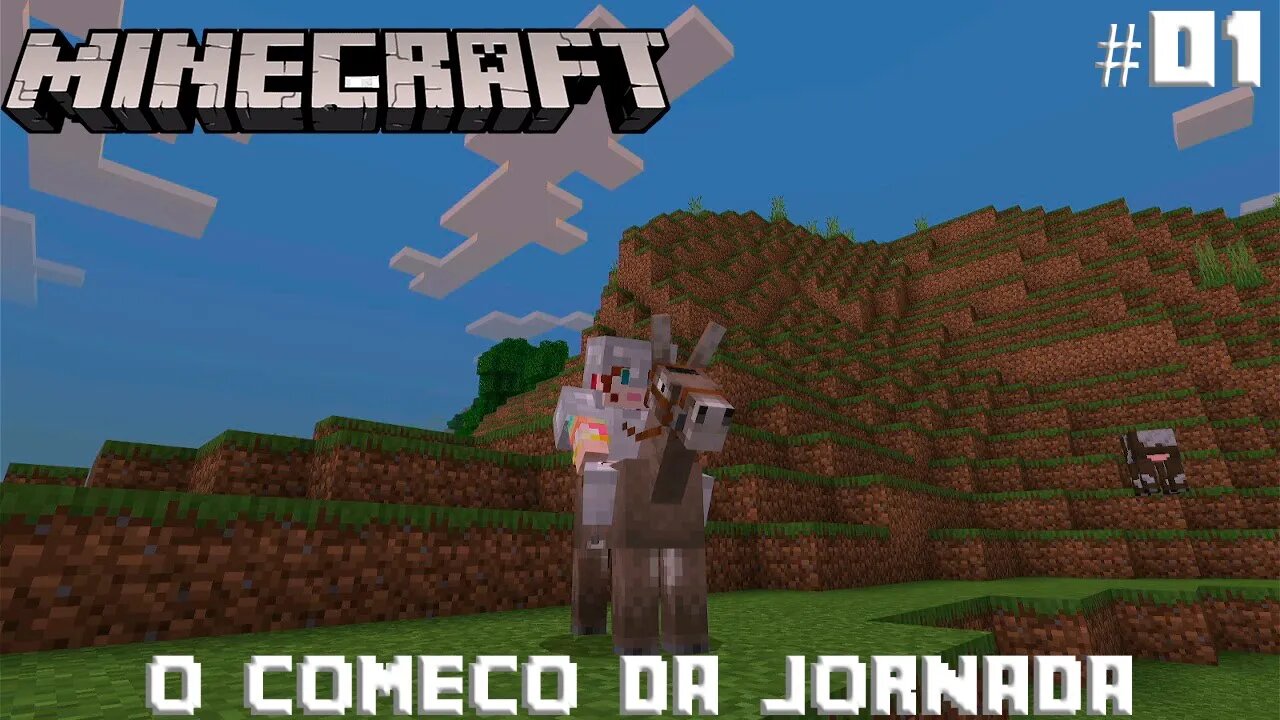 MINECRAFT SURVIVAL #01 O COMEÇO DA JORNADA! Ft. Iris