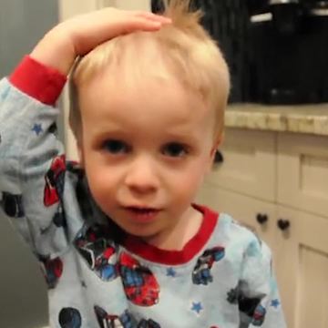 A Tot Boy Shaved The Top Of His Hair And Here Is Why