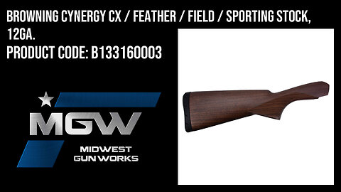 Browning Cynergy CX / Feather / Field / Sporting Stock, 12ga. - B133160003