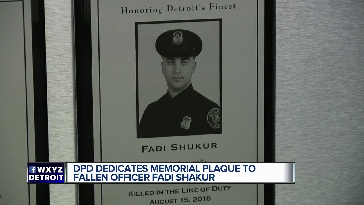 Detroit police honoring fallen officer Fadi Shukur