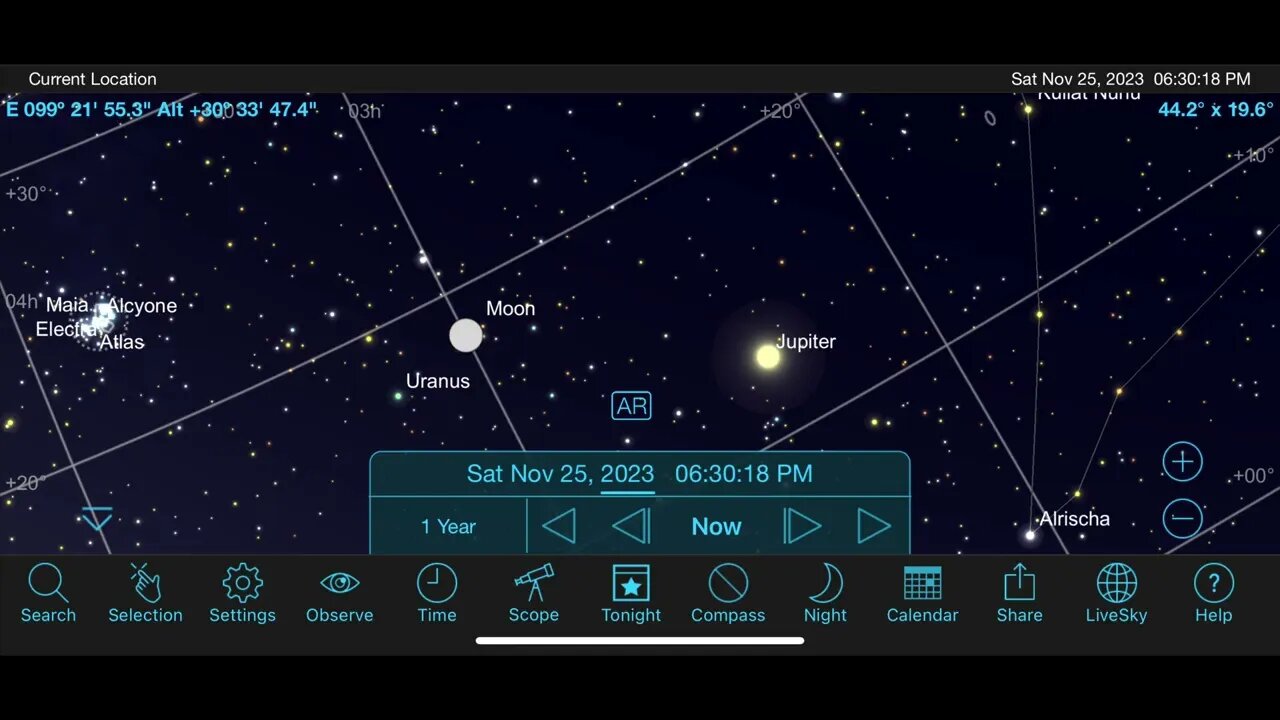 11-25-23 Jupiter and it’s moons