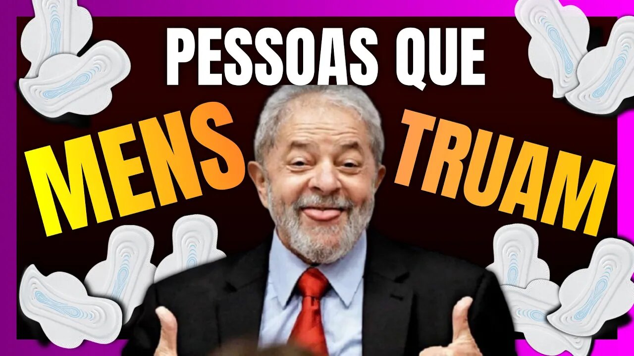 GOVERNO LULA vai distribuir ABSORVENTES para PESSOAS QUE MENSTRUAM