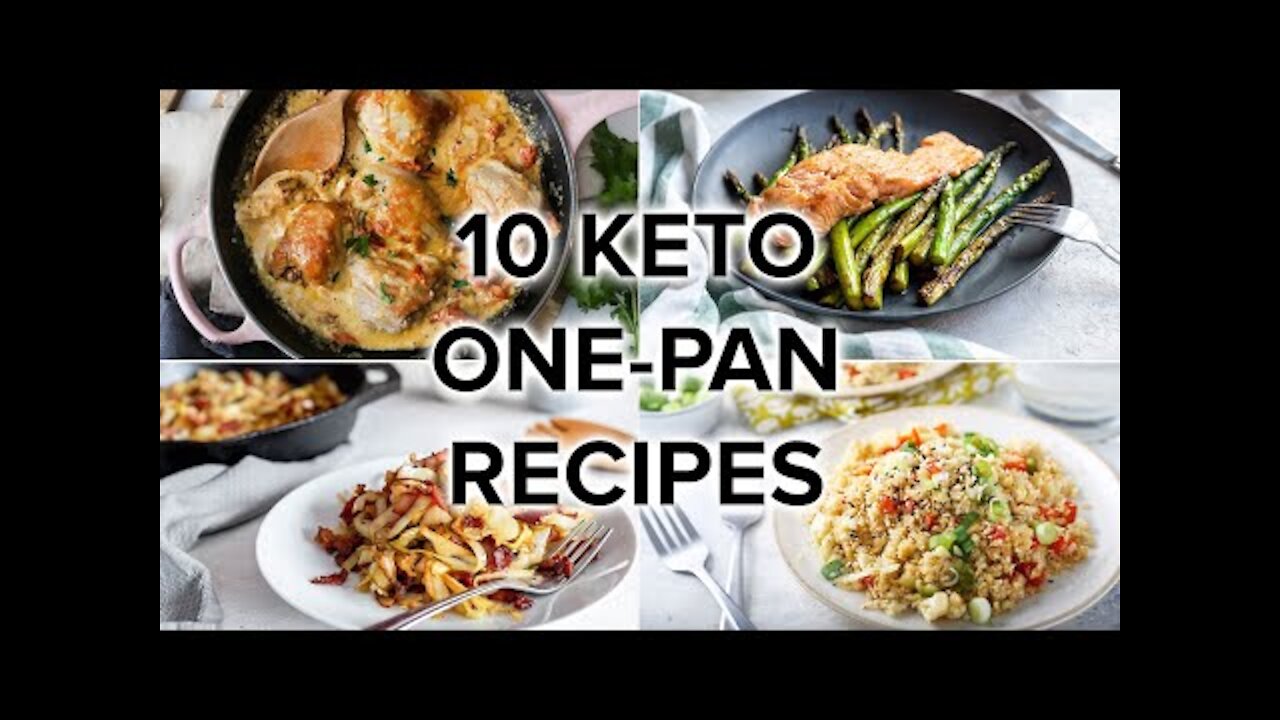 10 Keto One-Pan Recipes with Easy Cleanup