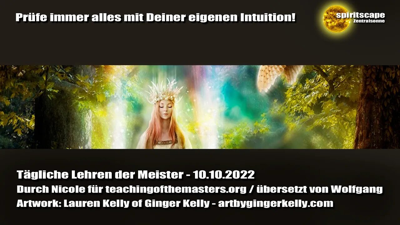 Tägliche Lehren der Meister - 10.10.2022 - teachingofthemasters.org