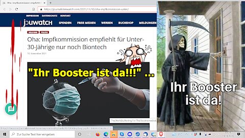 „Ihr Booster ist da, usw.!!!“ ...