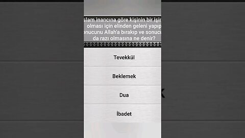 #yarışma #bilgi İSLÂMÎ BİLGİ YARIŞMASI