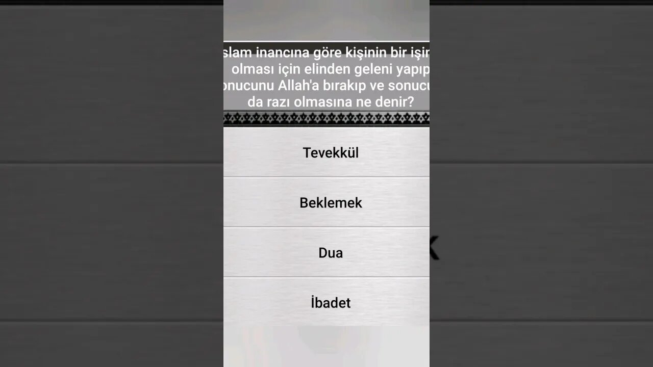 #yarışma #bilgi İSLÂMÎ BİLGİ YARIŞMASI