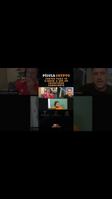 PARABÉNS PARA QUEM TOMOU A PILULA E ENTROU NO MUNDO CRYPTO!!! #shorts