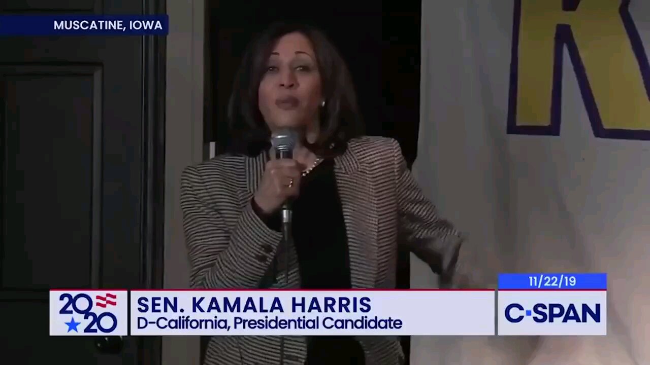 Kamala Harris video resurfaces of her telling crowd that she will steal patents from anybody