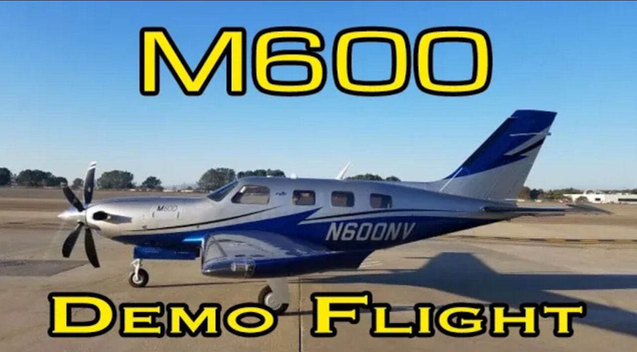 Piper M600 Demo Flight | Garmin G3000 | PA46