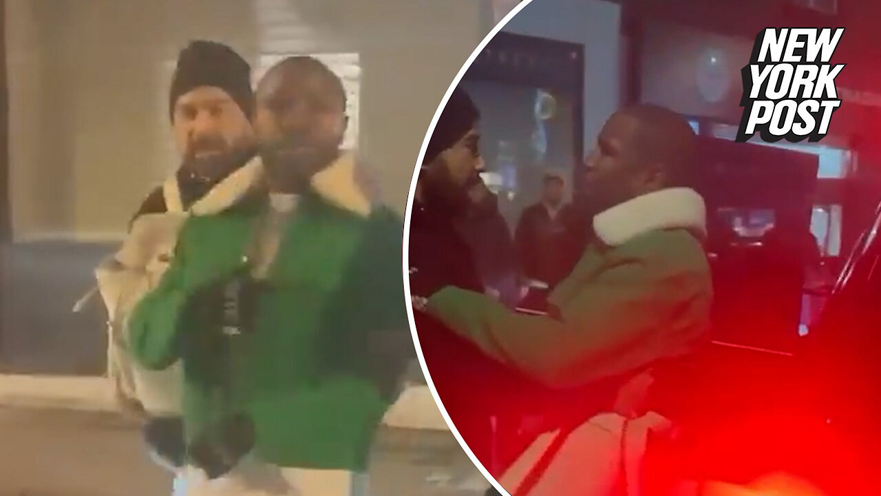 Floyd Mayweather was attacked in London over his support for Israel