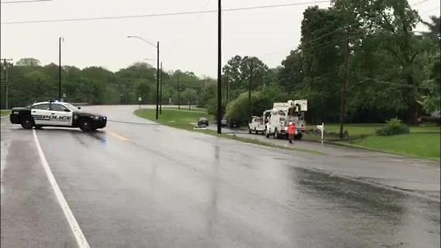 Murfreesboro Road Closed In Franklin Due To Downed Trees, Wires