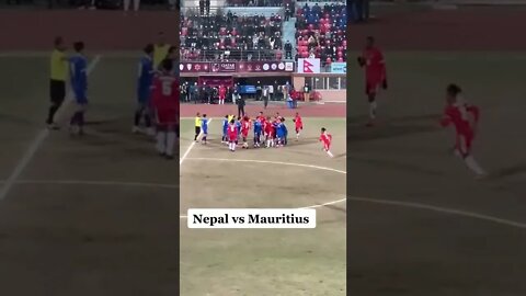 Fight Nepal vs Mauritius 😱