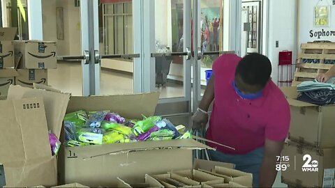 Mental health kits assembled for Baltimore County students