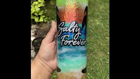 Beach Salty Forever travel Coffee mug