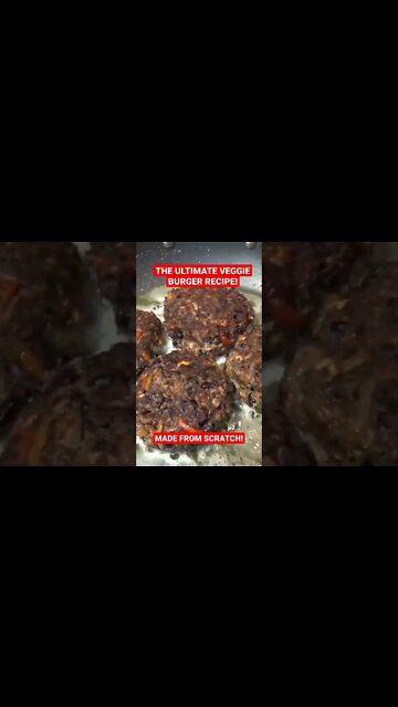 THE ULTIMATE VEGGIE BURGER RECIPE MADE FROM SCRATCH! @LILYVEGAN