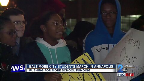 Baltimore City students fight for future in Annapolis