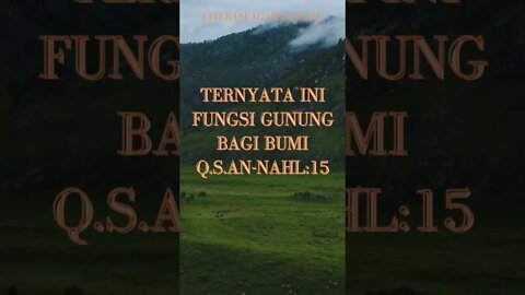 fungsi gunung bagi bumi