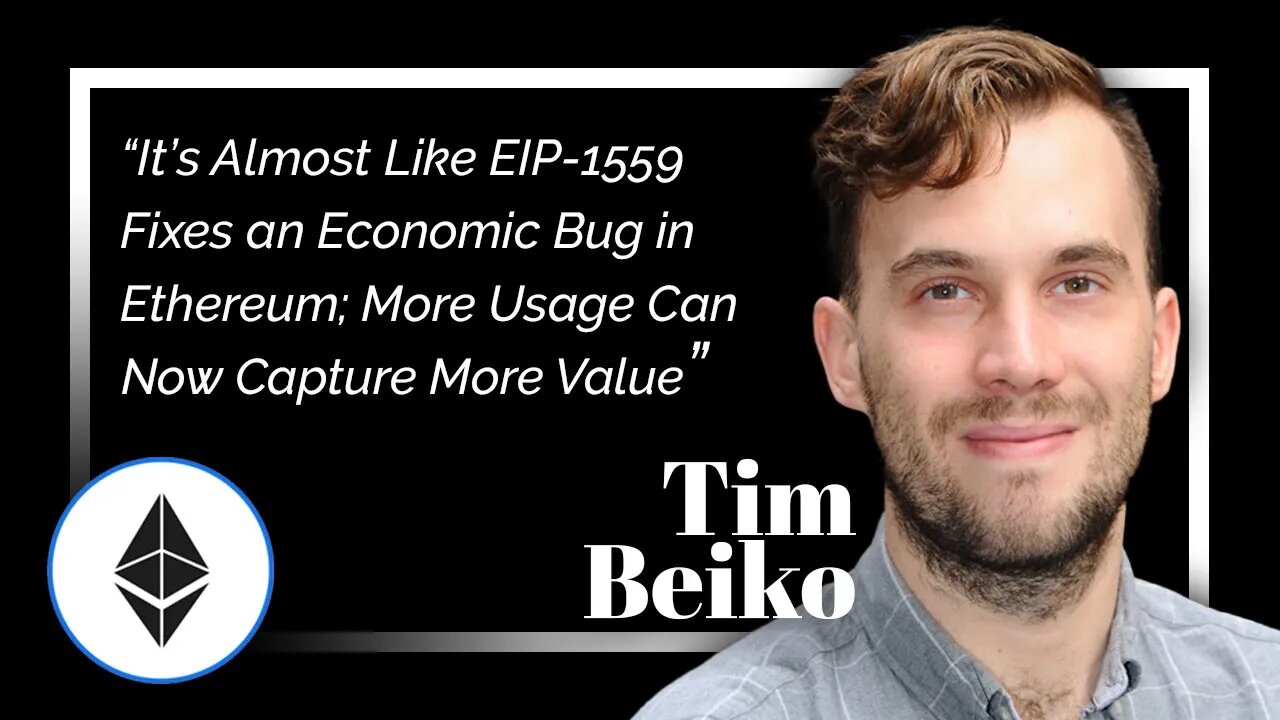 "It's Almost Like EIP-1559 Fixes an Economic Bug in Ethereum; More Usage Can Now Capture More Value"