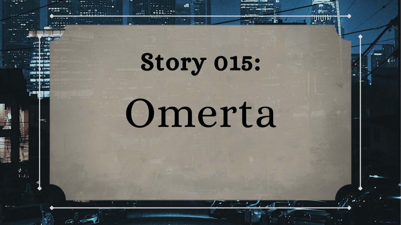 Omerta - The Penned Sleuth Short Story Podcast - 015