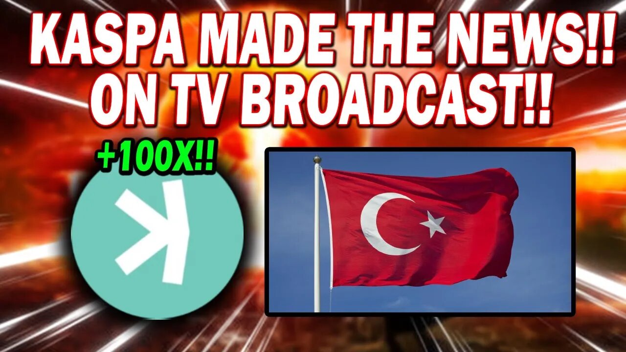 KASPA MADE THE NEWS ON TV BROADCAST!! THIS IS INSANELY MASSIVE!! *URGENT WATCH!*