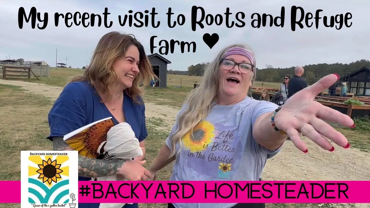 My visit to Roots & Refuge Farm💜