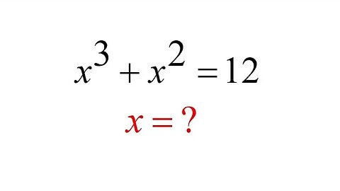 ដោះស្រាយសមីការដឺក្រេទី៣| how to solve third degree equation