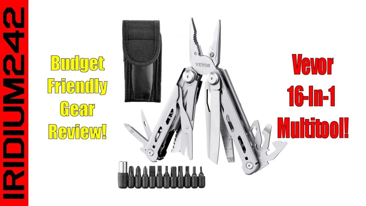 Budget Friendly Gear Alert: Check Out The VEVOR 16 In 1 Multitool!