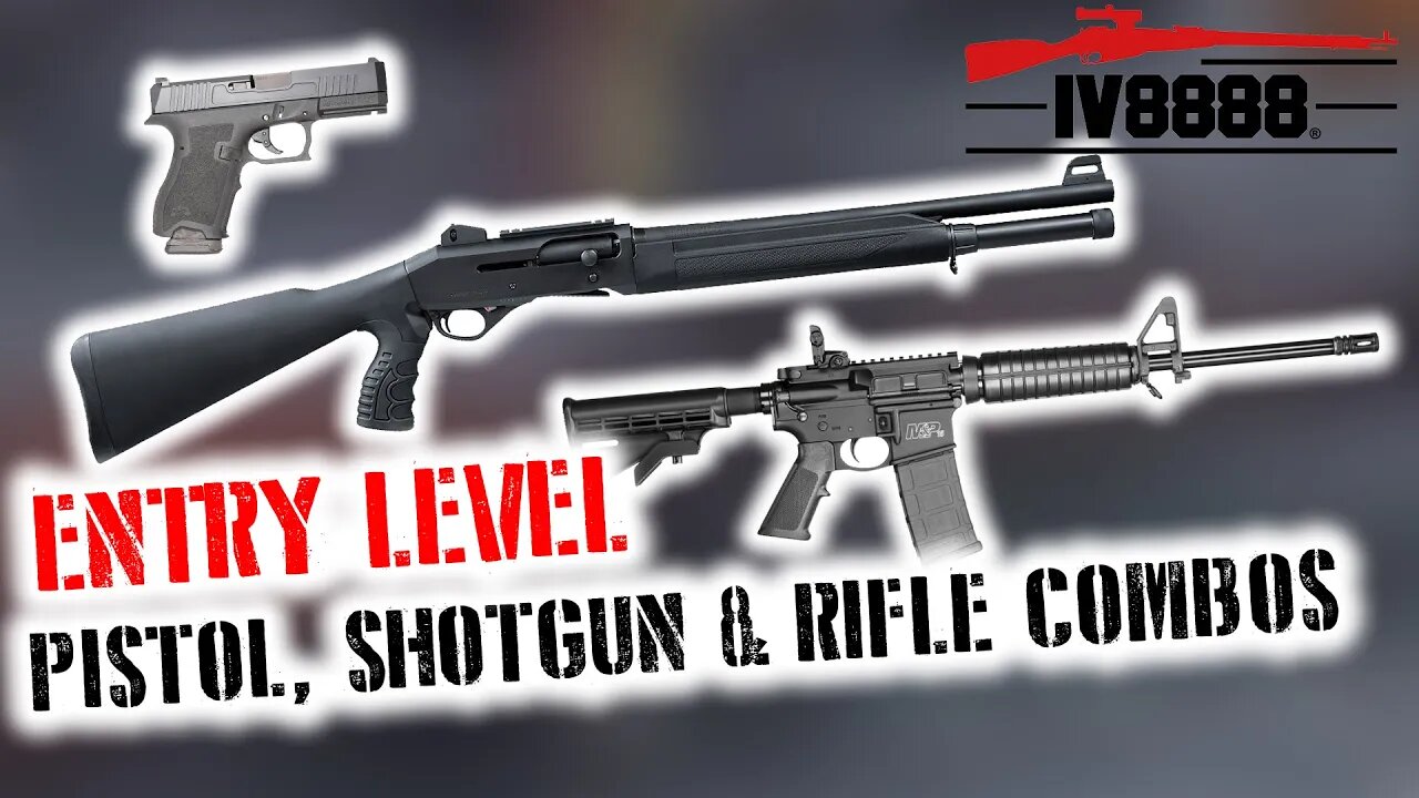 Entry Level Pistol, Rifle, and Shotgun Combos