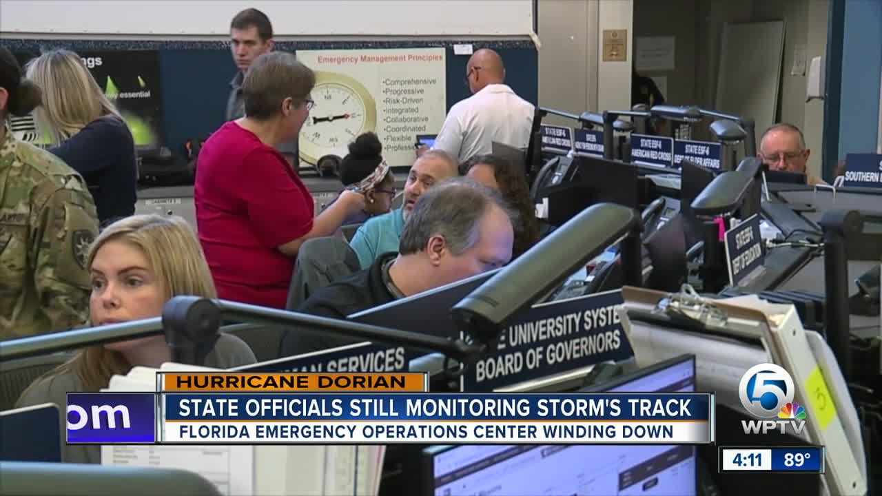 State officials still monitoring storm's track