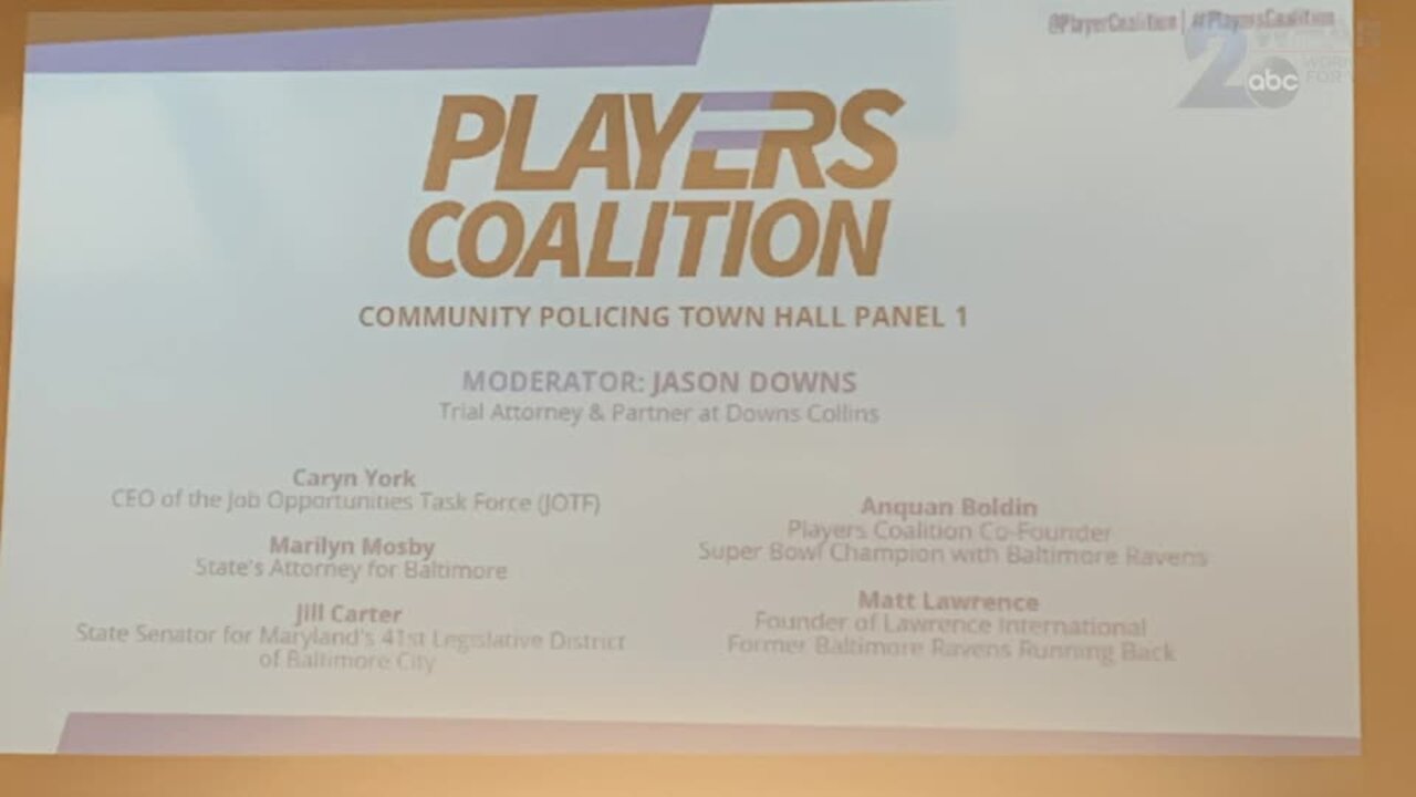 NFL players gather in Baltimore to discuss policing in Baltimore