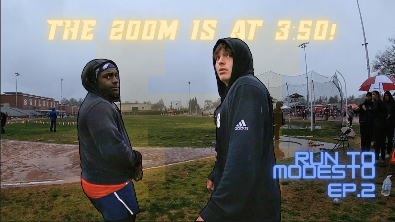 Run to Modesto Ep. 002: THE 200M IS AT 3:50!! (Track & Field Vlog)