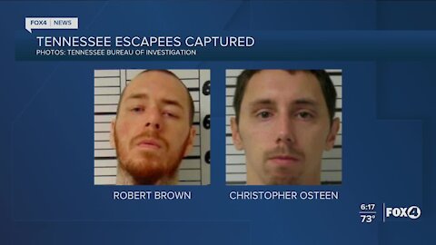 Two Tennessee escapees found in Florida