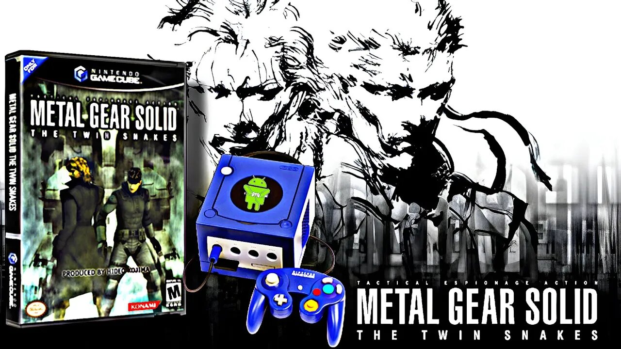 METAL GEAR SOLID THE TWIN SNAKES - Nintendo Game Cube (DOLPHIN) Android - Relembrando jogos