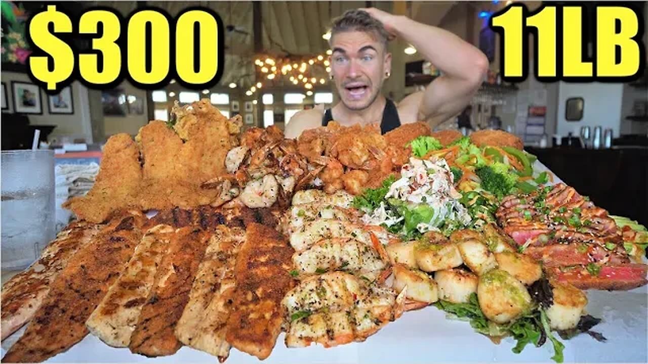 "EVERYONE FAILS" UNBEATABLE SEAFOOD CHALLENGE (BIGGEST SEAFOOD CHALLENGE EVER) | Crab, Shrimp, Tuna