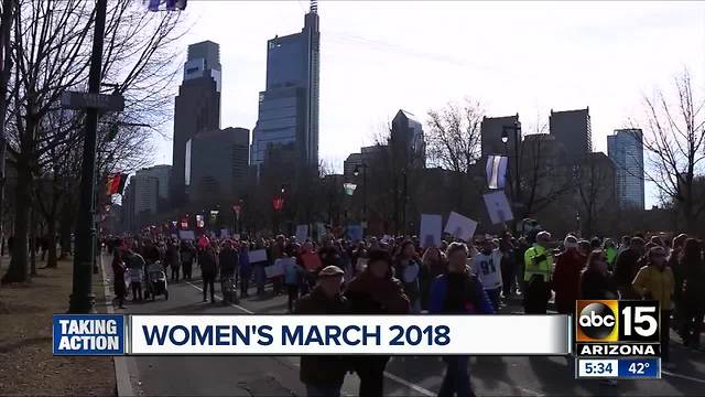 Women's March set to kick off in Phoenix