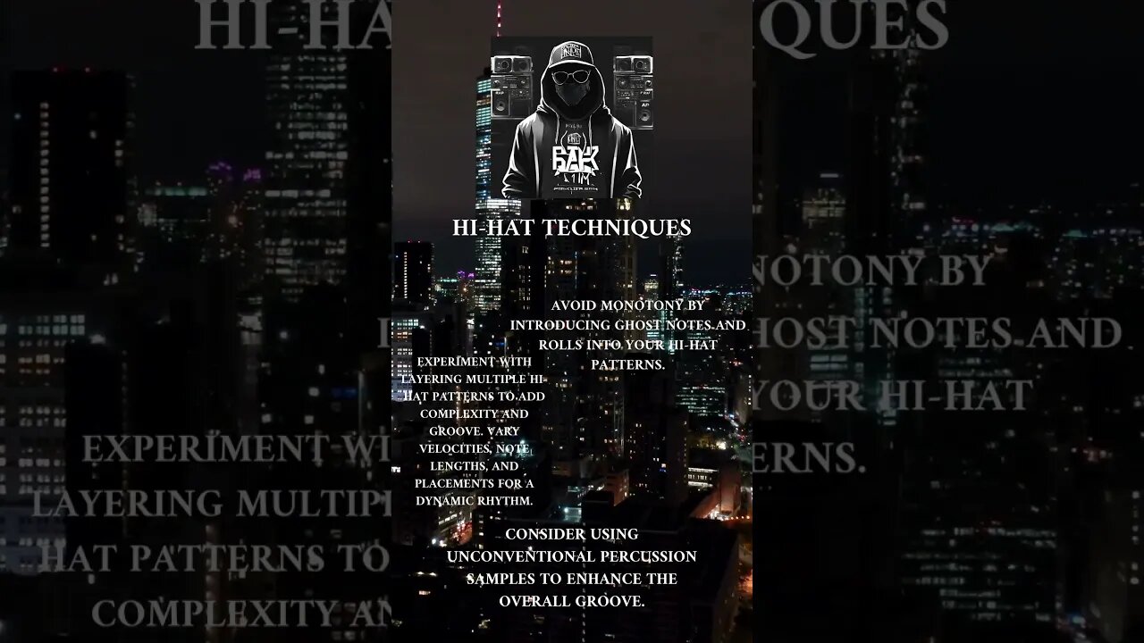 Hi-Hat Techniques for Trap Production #Trap #Tips #FLStudio