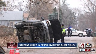 J.C. Harmon student killed in crash involving UG dump truck