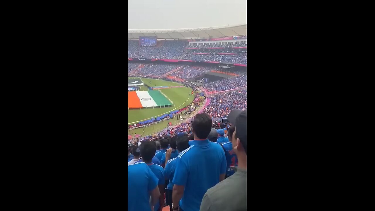 indian national anthem in stadium