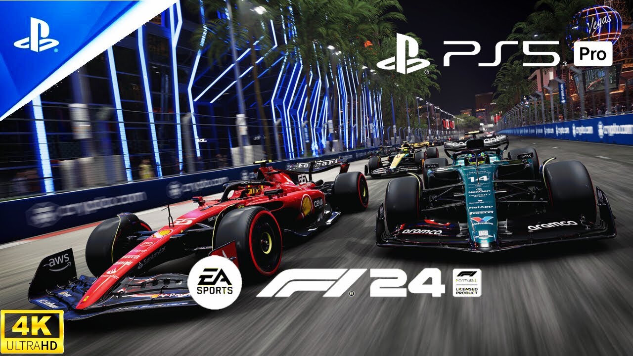 F1 2024 PS5 Pro Gameplay (4K 60FPS)