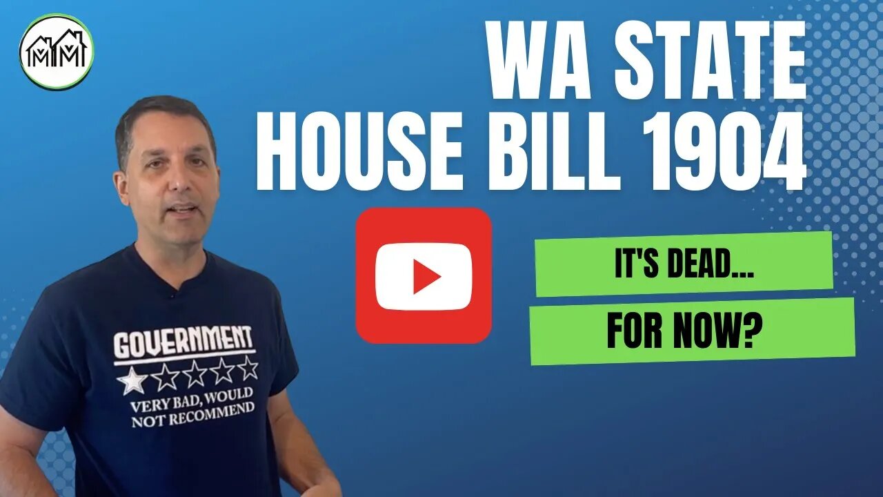 Wa State House Bill 1904 - Dead... For Now?