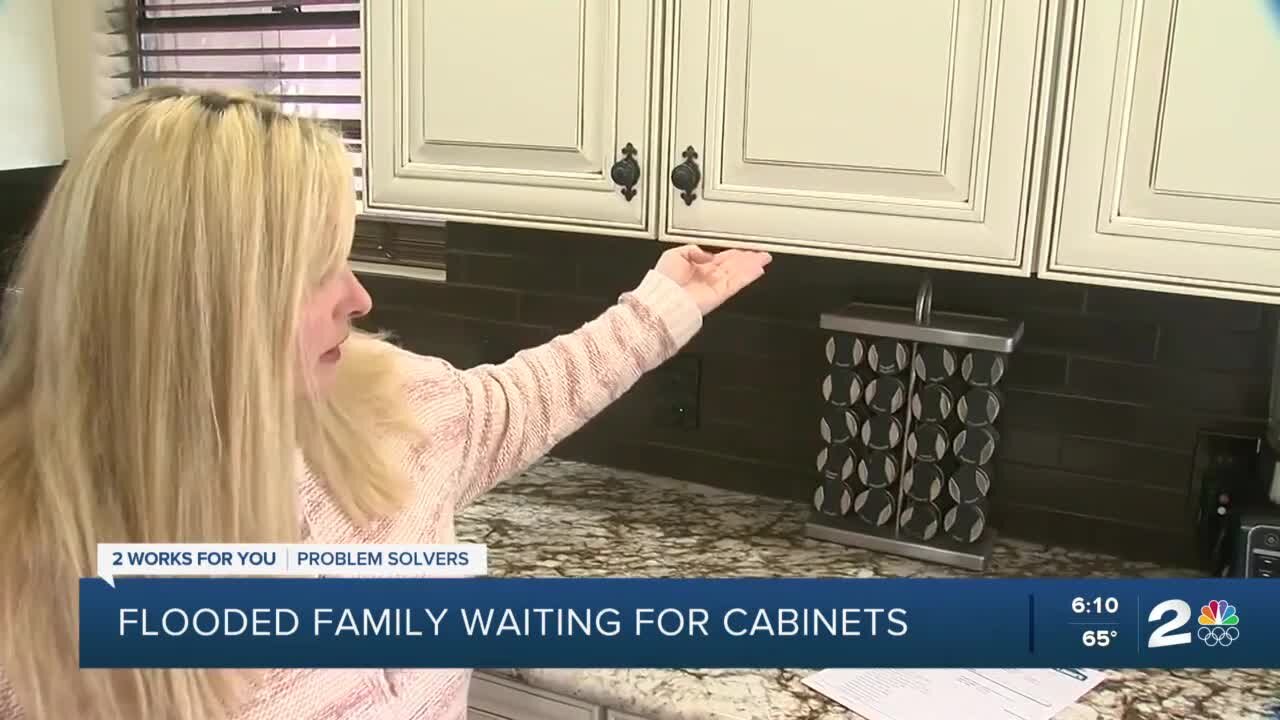 Sand Springs family still waiting to restore kitchen cabinets after devastating flood