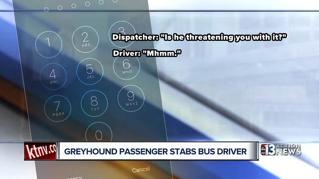 Witness recounts moments before passenger stabbed bus driver