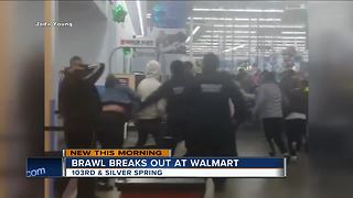 Brawl breaks out at Milwaukee Walmart