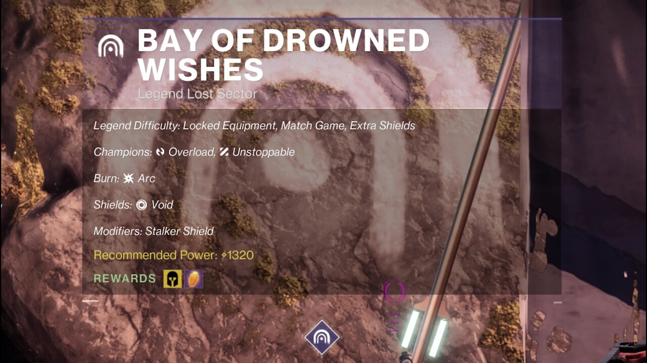 Destiny 2, Legend Lost Sector, Bay of Drowned Wishes on the Dreaming City 9-26-21